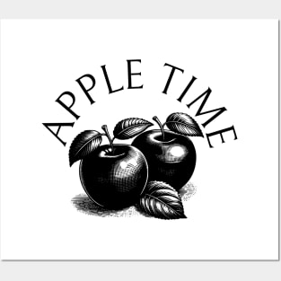 Apple Tree Art Work Black and White Vintage Posters and Art